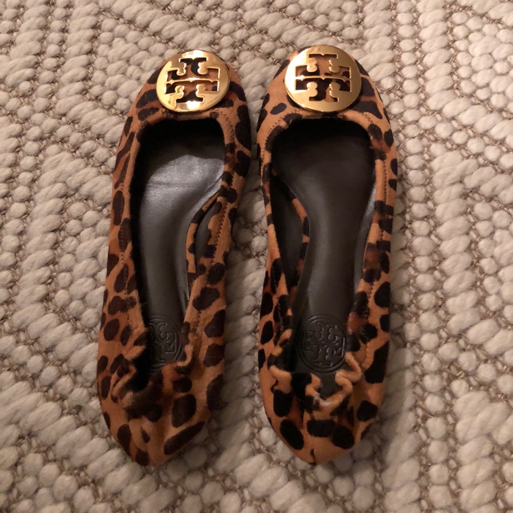 Tory Burch Reva flats. Like new